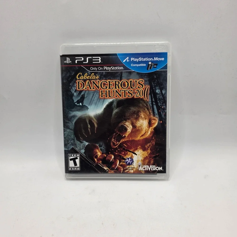 Cabelas Dangerous Hunts‎ 2011 PS3 PlayStation 3 Hunting Game Move Sport